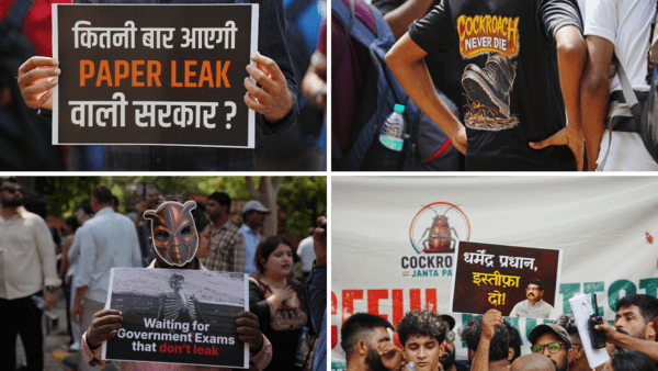 Protest crowd at Jantar Mantar